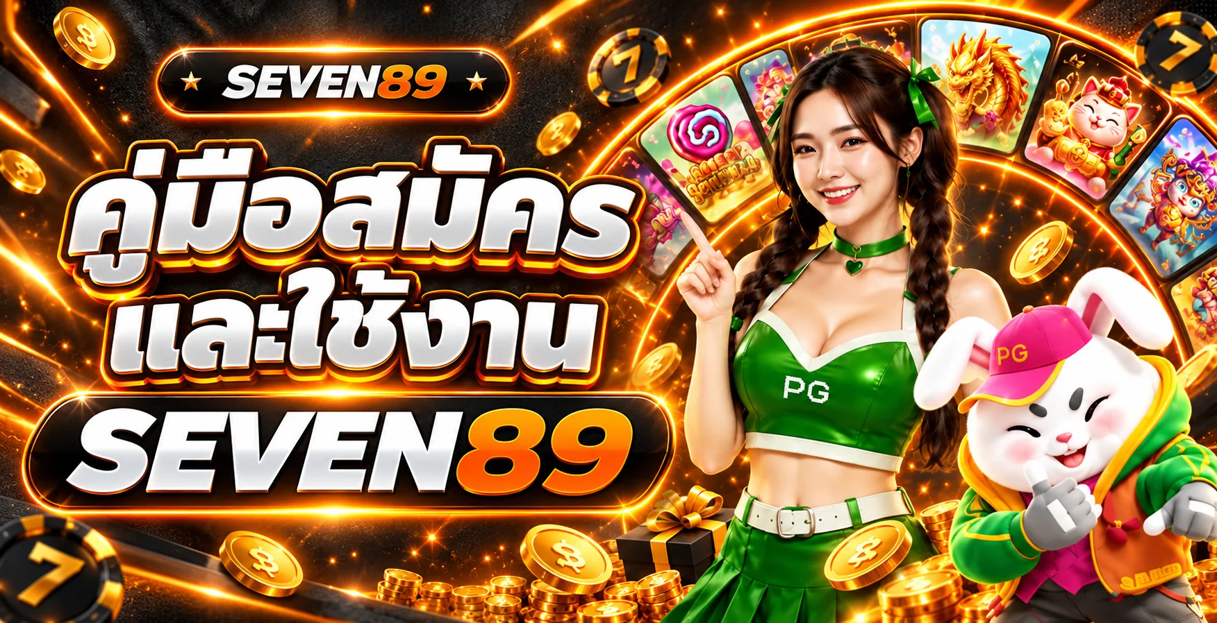 SEVEN89 สมัคร | คู่มือทางเข้า Login และฝากถอน